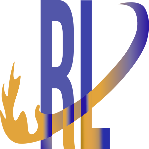 Raquelias Design Studio Logo of 2 initials
