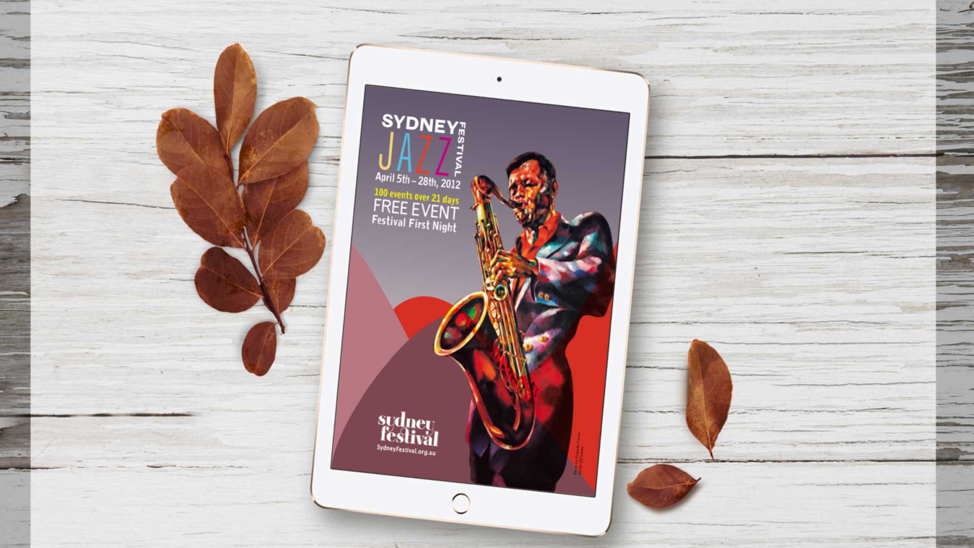 The Jazz Player by QB leone. A photo of artwork used by Raquelia Leone for the back cover of the Metro Magazine that Raquelia designed in 2014 entirley in Indesign and Photoshop.