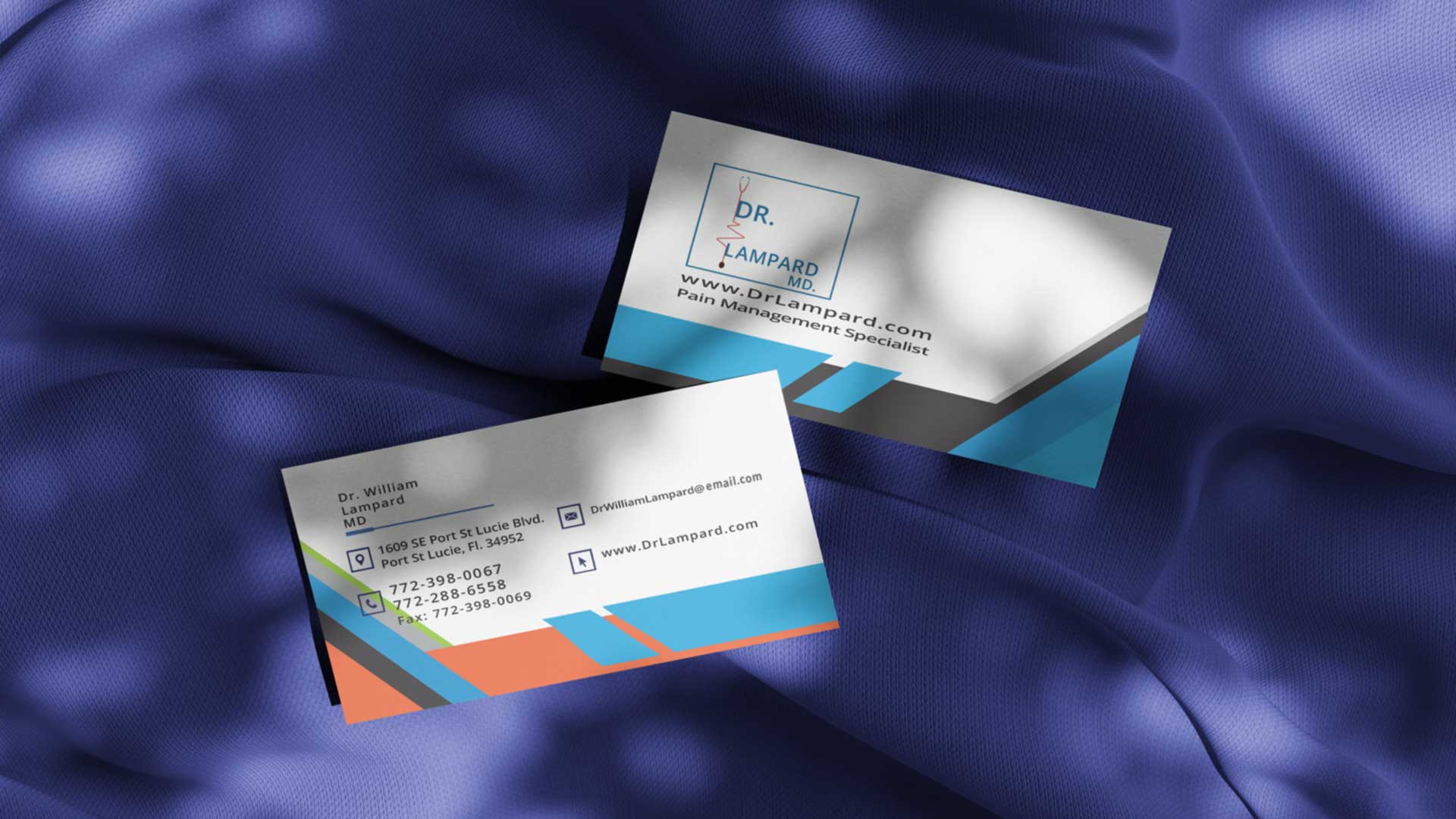 www.Drlampard.com his new business card design 2